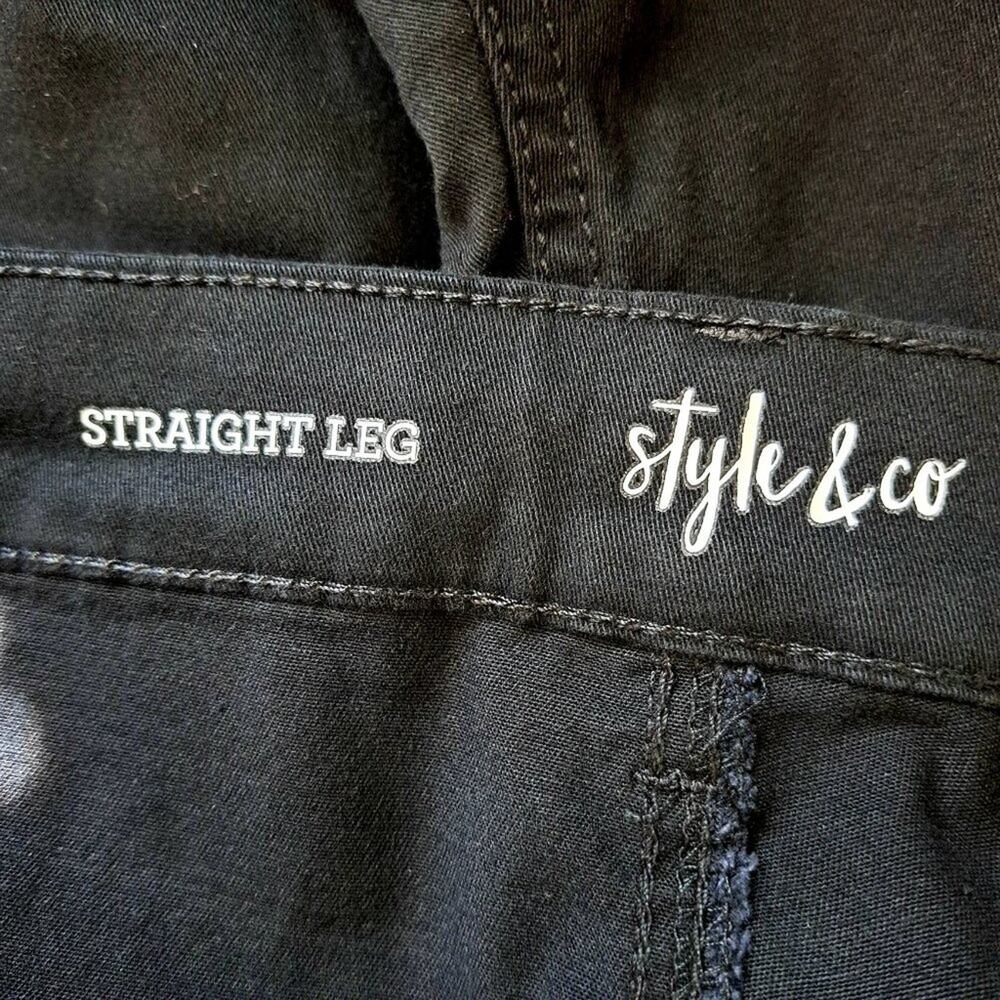 Style & Co. High Rise Straight Leg Jeans - Picture 7 of 9